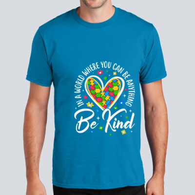 Adult T-Shirt - Autism Awareness - Be kind Heart Thumbnail