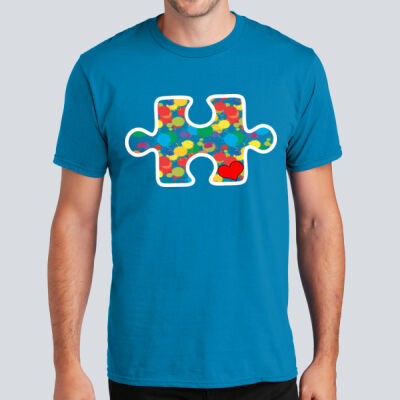 Adult T-Shirt - Autism Awareness - Puzzle Piece  Thumbnail