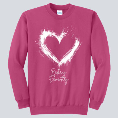 Adult Crewneck - Spring Holidays - Valentine's Heart Thumbnail